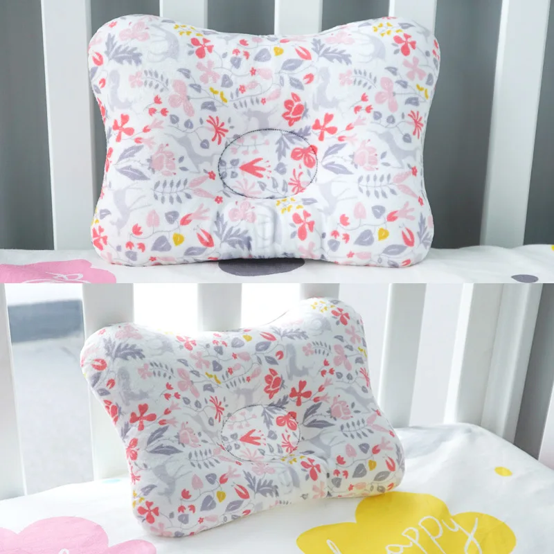 Floral Muslinlife/мягкая хлопковая подушка для коррекции головы; подушка для малышей; подушка для младенцев; Подушка для сна; Прямая поставка - Цвет: Floral