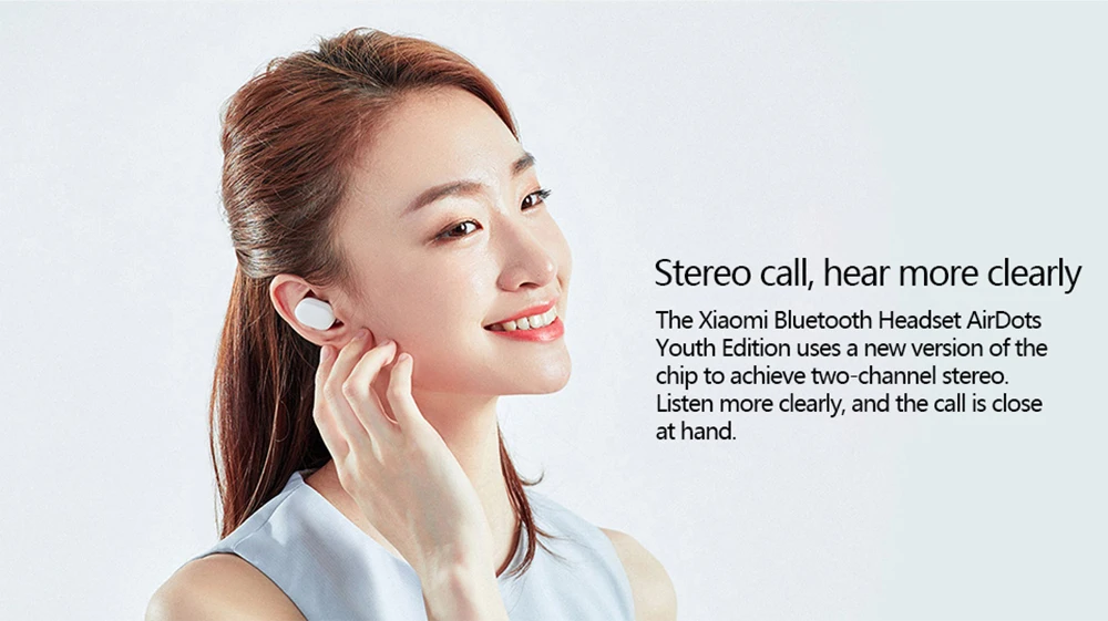 Xiaomi Airdots беспроводные Bluetooth наушники-вкладыши Молодежная версия стерео Бас BT 5,0 с микрофоном умный контроль AI зарядная док-станция