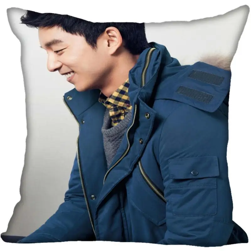 9 Новая Заказная наволочка Gong Yoo с принтом квадратная шелковая наволочка домашняя декоративная атласные Наволочки на молнии(с одной стороны - Цвет: 9