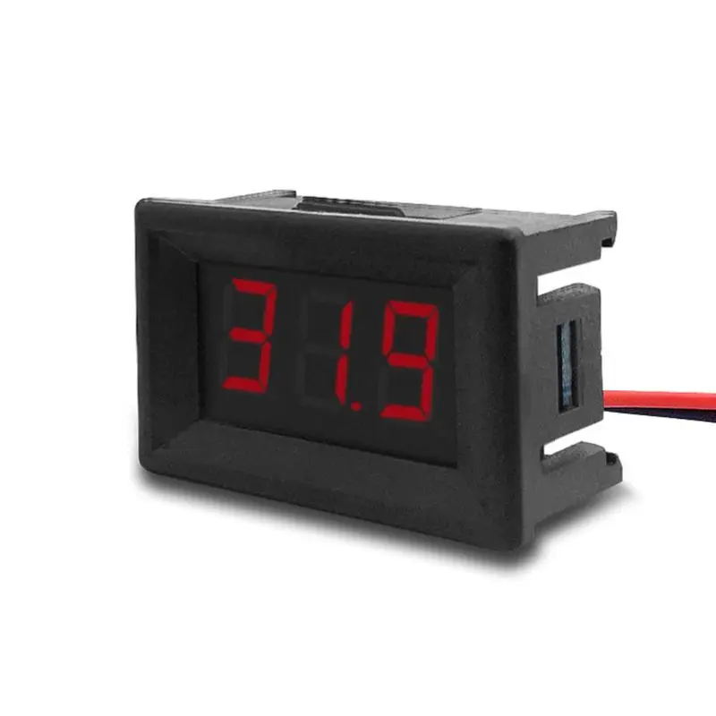 DC 0-100V 0 36 &quot3-цифровой Вольтметр Красный светодиодный дисплей Панель измеритель