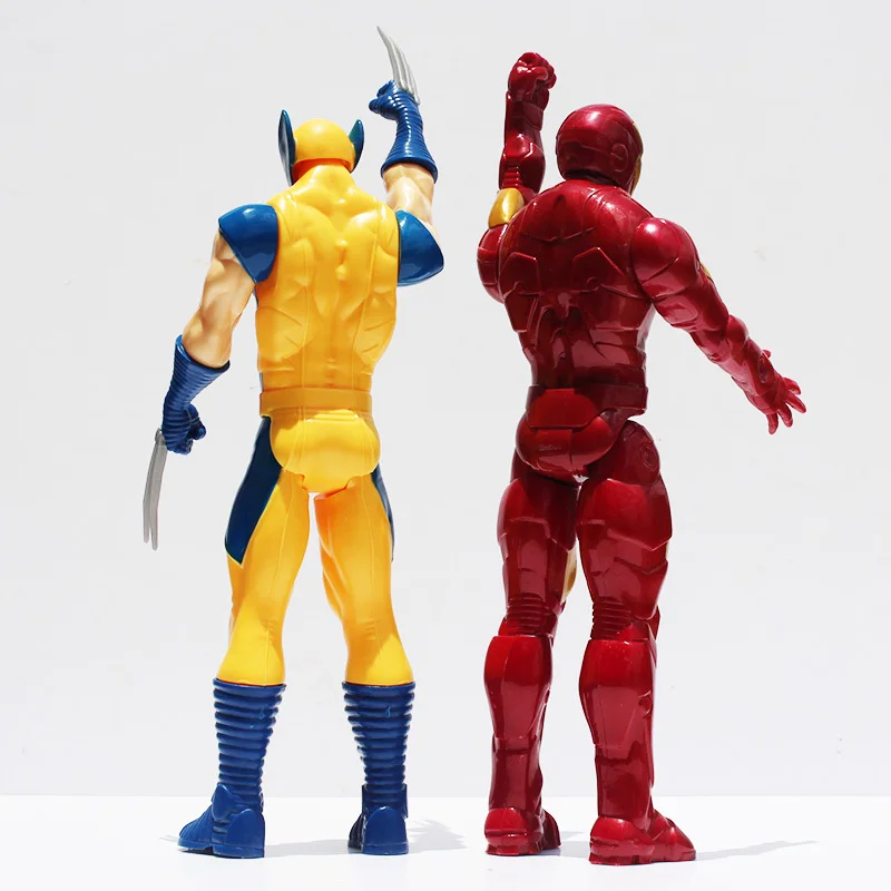 2 Pz/lotto супер герой X men Железный человек фигурка игрушка колледж ПВХ Bambole Giocattoli 12