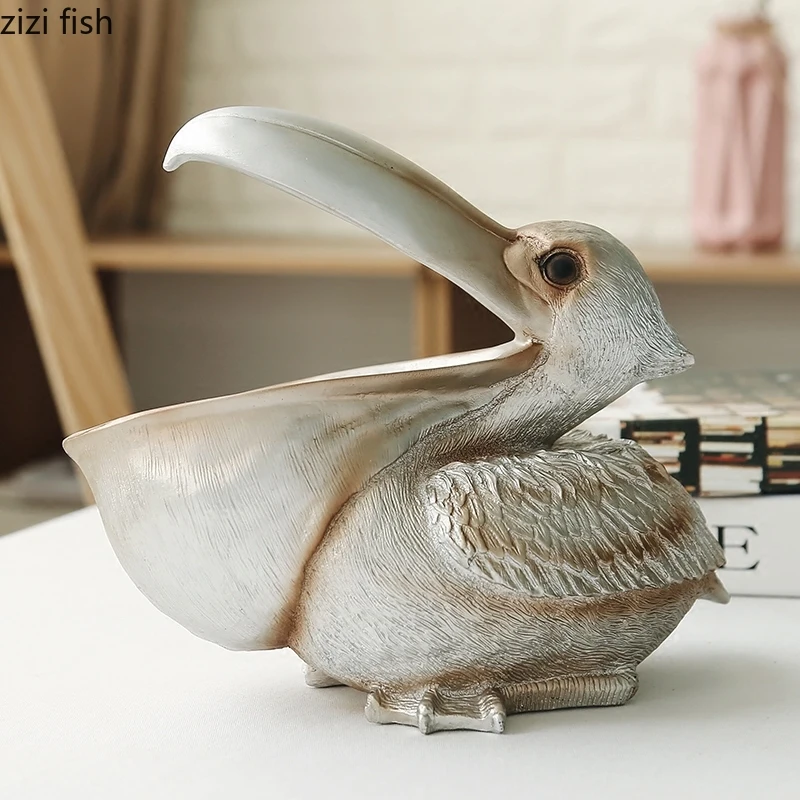 Creative Animal Modeling Resin Adornment Home Desktop Office Decoration Small Ornaments Storage | Дом и сад
