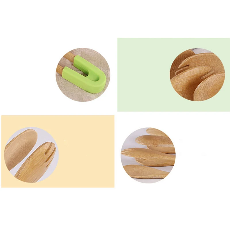 Бамбуковый кухонный тостер щипцы оригинальная деревянная модель ручка из