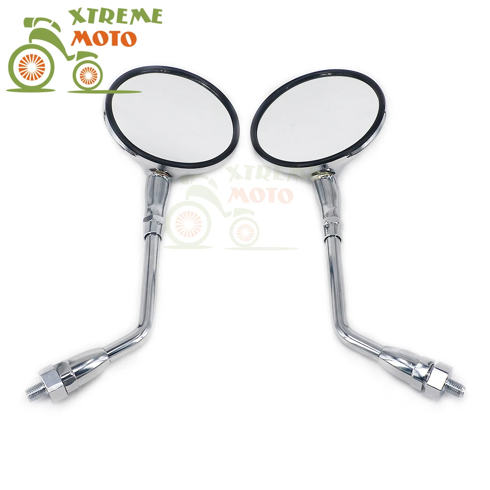 Боковые зеркала заднего вида для Honda CB500 CB750 CB1100 CB1000 CB1300 VT750 SHADOW CHROME 400 VT750C VLX Steed