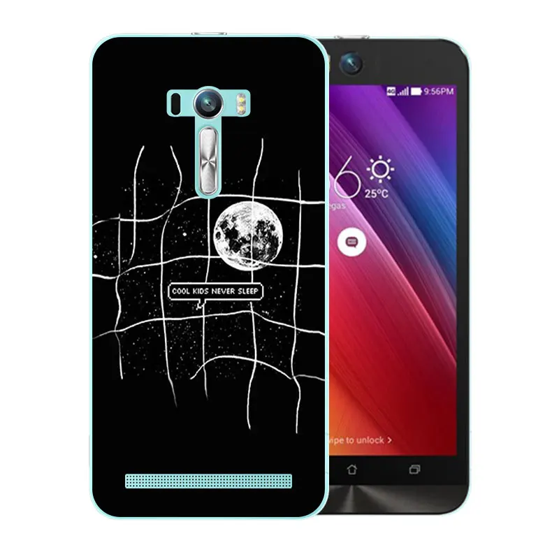 Мягкий чехол для Asus Zenfone Selfie ZD551KL 5 дюймов Grimace Pattern Силиконовый Чехол Для ZD 551KL ZD550KL