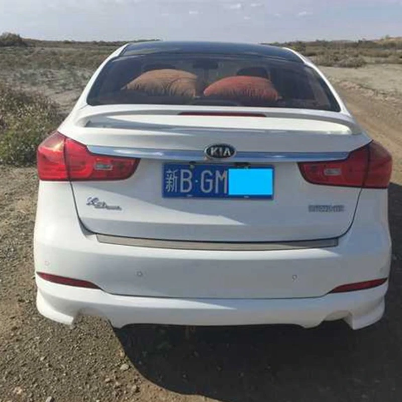 Используется для Kia cerato K3 спойлер 2016-2017 высокого качества ABS Материал заднее крыло