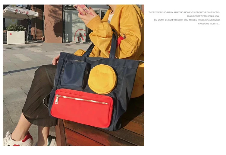 Повседневная Сумка-тоут с милым смайликом непромокаемая Большая вместительная