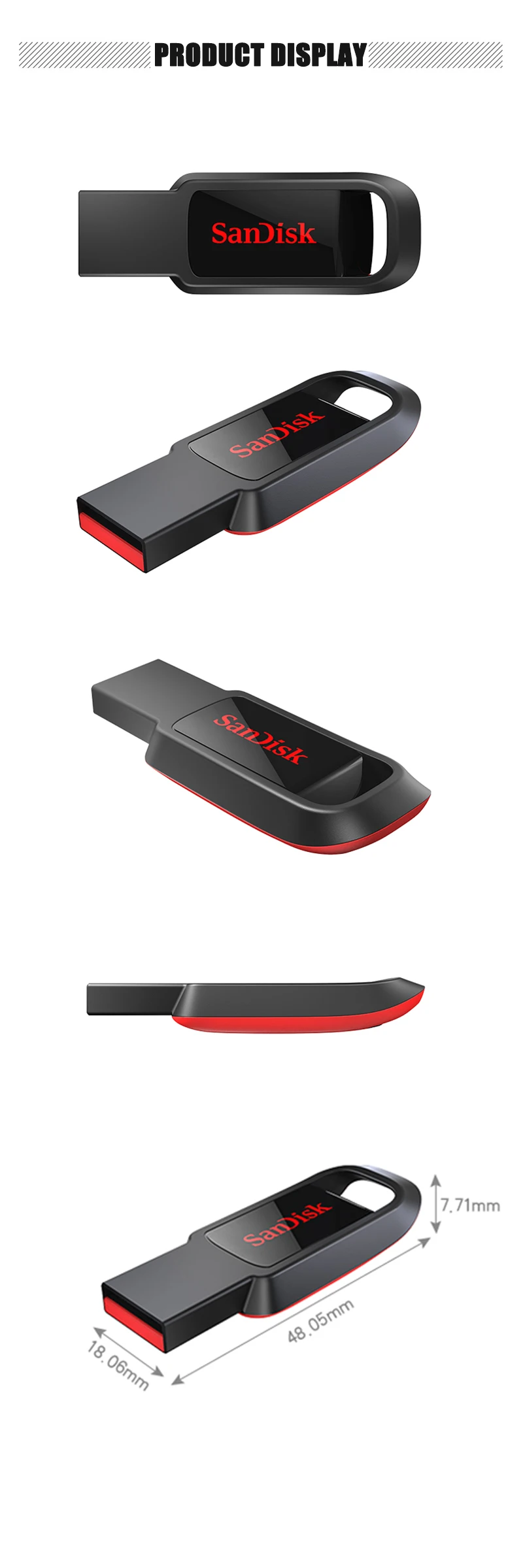 Новинка SanDisk 132gb флэш-накопитель USB 64gb pendrive CZ61 usb 2,0 16gb memory stick 128 gigabytes memoria USB
