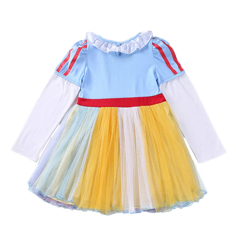Girls dress Snow White princess dresses Children Winter Clothes New Years costumes for girls kids clothing Tutu Party Cosplay | Детская