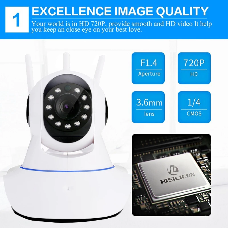 Мини-камера видеонаблюдения lintratek hd Wi-Fi IP беспроводная 1080P радионяня 2 МП 10 м