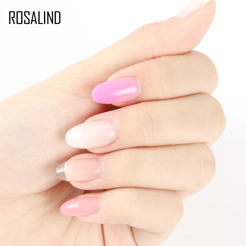 Полимерный Гель-лак ROSALIND для ногтей быстросъемный лак нейл-арта удлинение