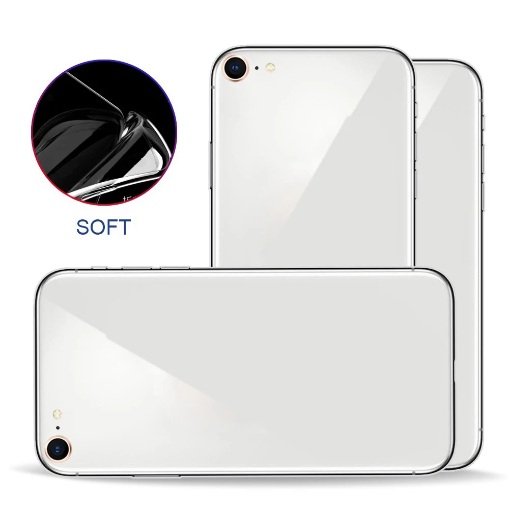 Высоко Transprant голой машинного зрения грязестойкий Чехол Мягкий силиконовый чехол