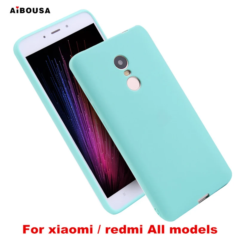 AiBOUSA Мягкий силиконовый чехол из термопластика для redmi 4X Примечание 4X3 5A 5S MI6 MAX 2 5X