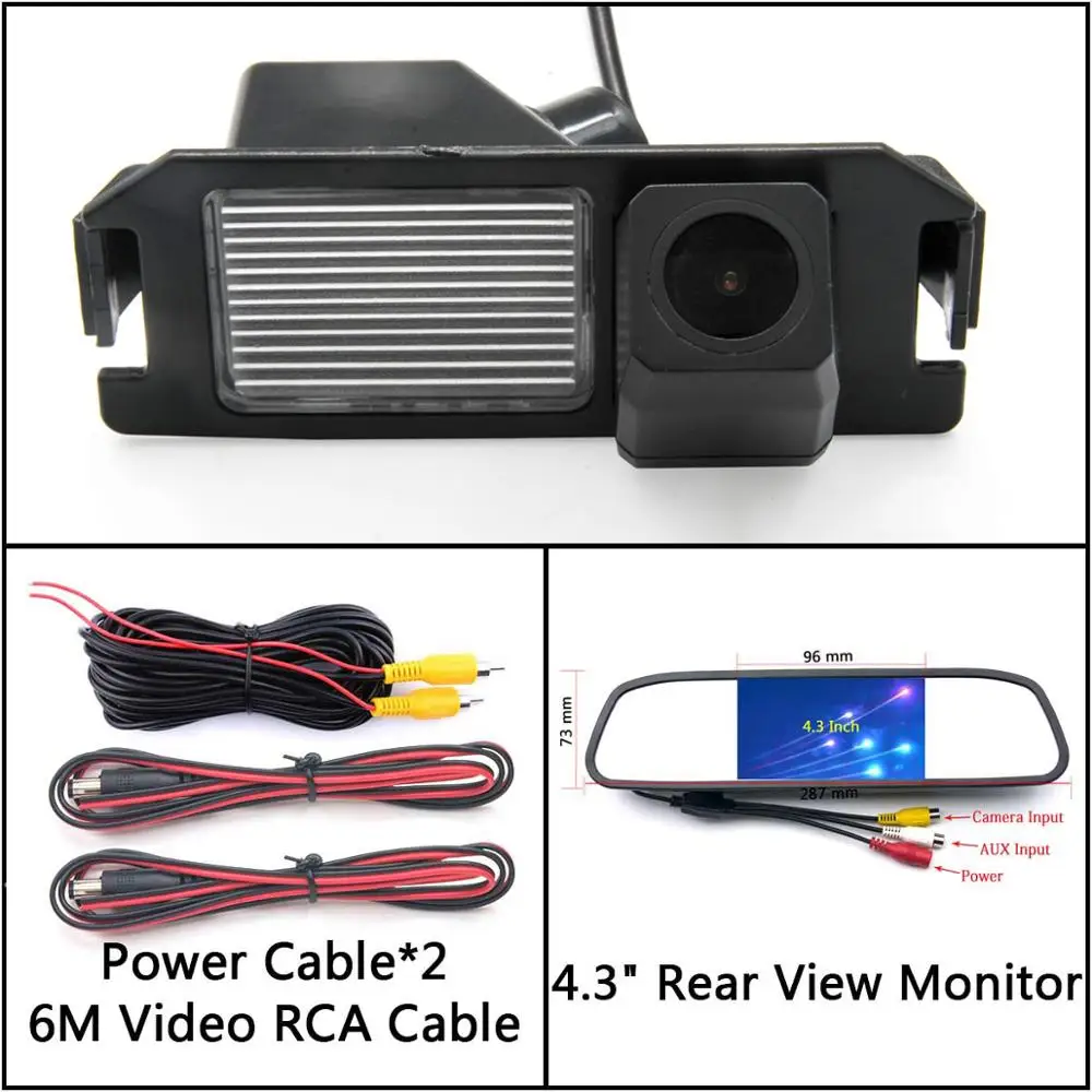 Cam N 4.3 Mirror Full HD камера заднего вида для kia plcanto Morning Rio 3 Soul MK1 MK2 Niro DE для hyundai i10 i20 i30 зеркало для парковки автомобиля монитор - Название цвета: Cam N 4.3 Mirror