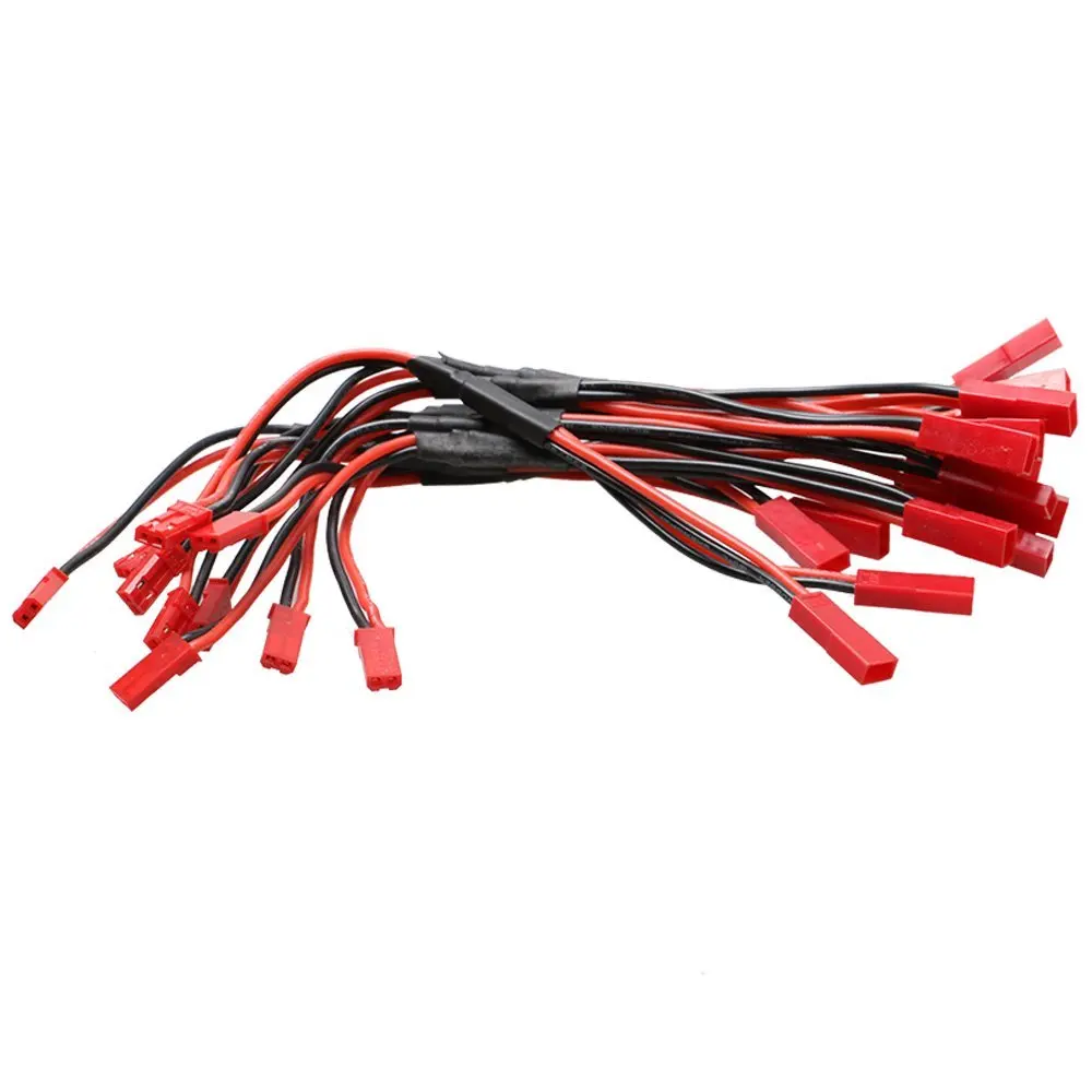 Сплиттер EBOYU(TM) разветвитель JST с разъемом типа Папа 2 10 шт. 18 см|jst plug|jst cablejst connector plug