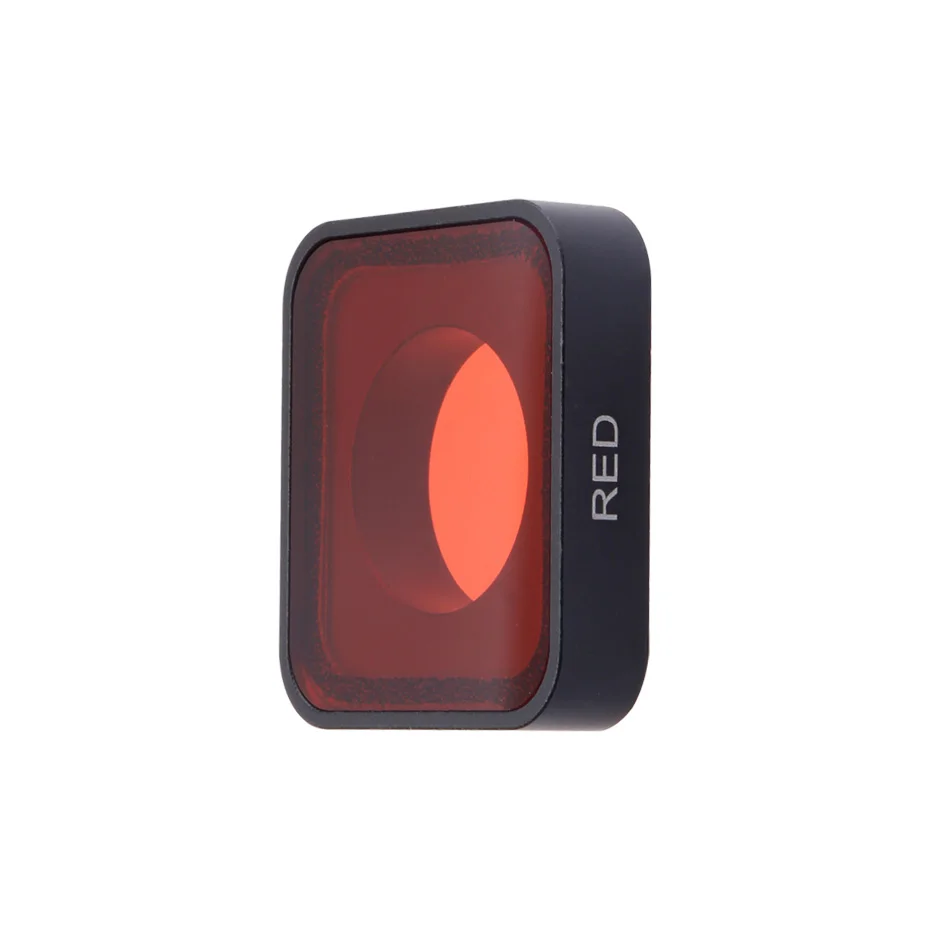 Red TENENELE Go Pro 7 Camera Lens Filter CPL Polarizing/UV/Red/Magenta/Yellow Filters Set For GoPro Hero 5 6 7 Black Lens Accessory - Цвет: Red