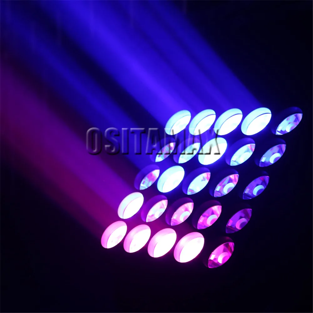 OSITAMAX-A Matrix blinder beam moving head 25x10w rgbw 4in1 dmx led professional equipment background lights | Лампы и освещение
