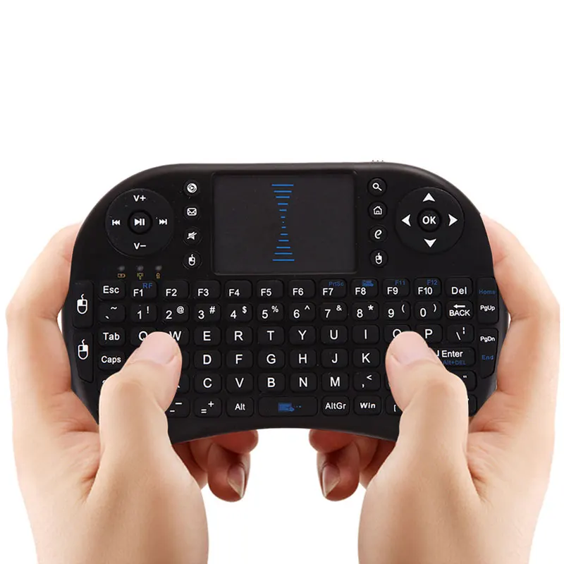 Беспроводная мини-клавиатура 2 4 ГГц клавиатура Air Mouse на английском языке с