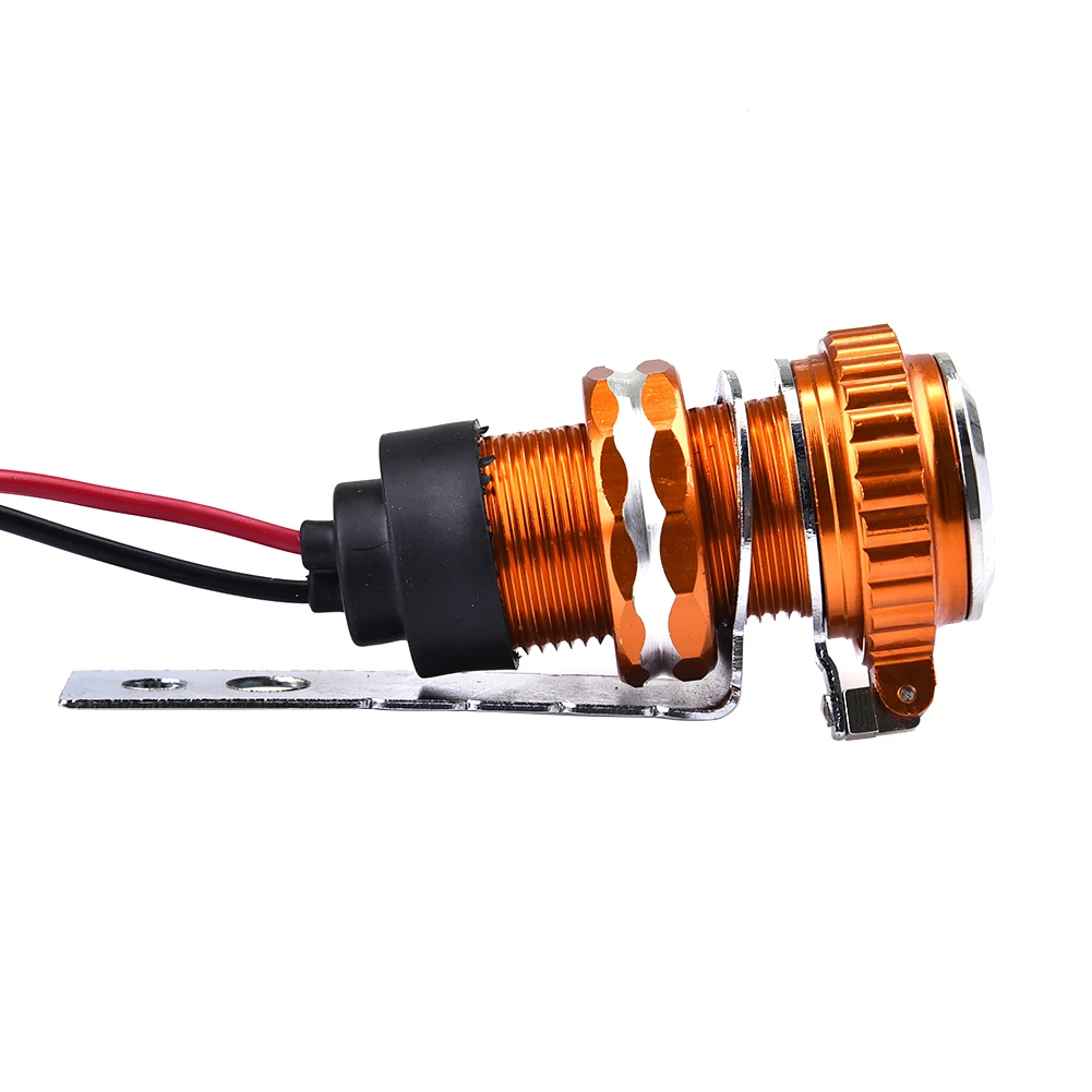 12V Мотоцикл модифицированные аксессуары в машину с USB, туманный распылитель с часы Зарядное устройство Водонепроницаемый мобильного телефона Зарядное устройство прикуриватель USB мото