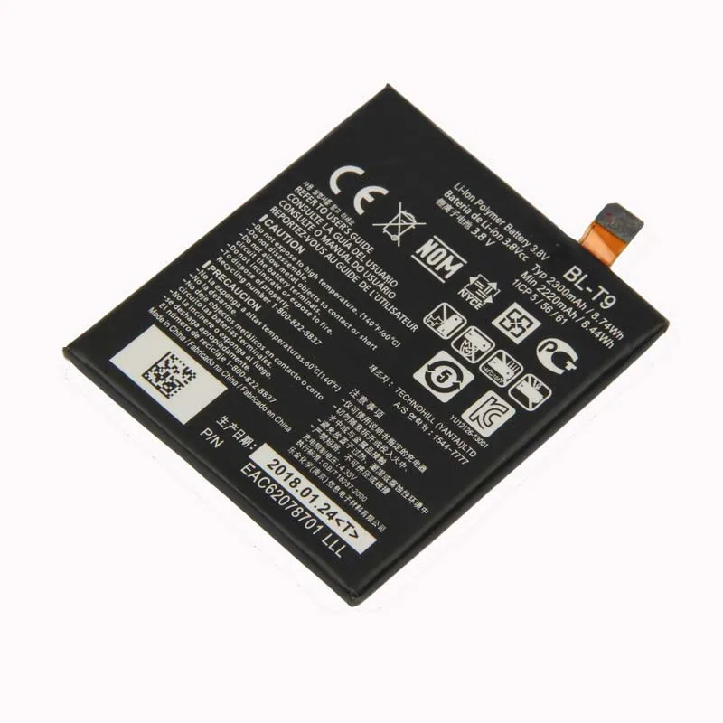 Оригинальный аккумулятор большой емкости для LG Google Nexus 5 E980 D821 D820 2300