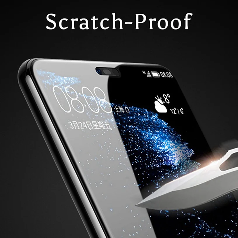 Reaoom 5D закаленное стекло для Huawei P8 Lite 2017 полное покрытие Защита экрана P Smart Y7 Prime P10