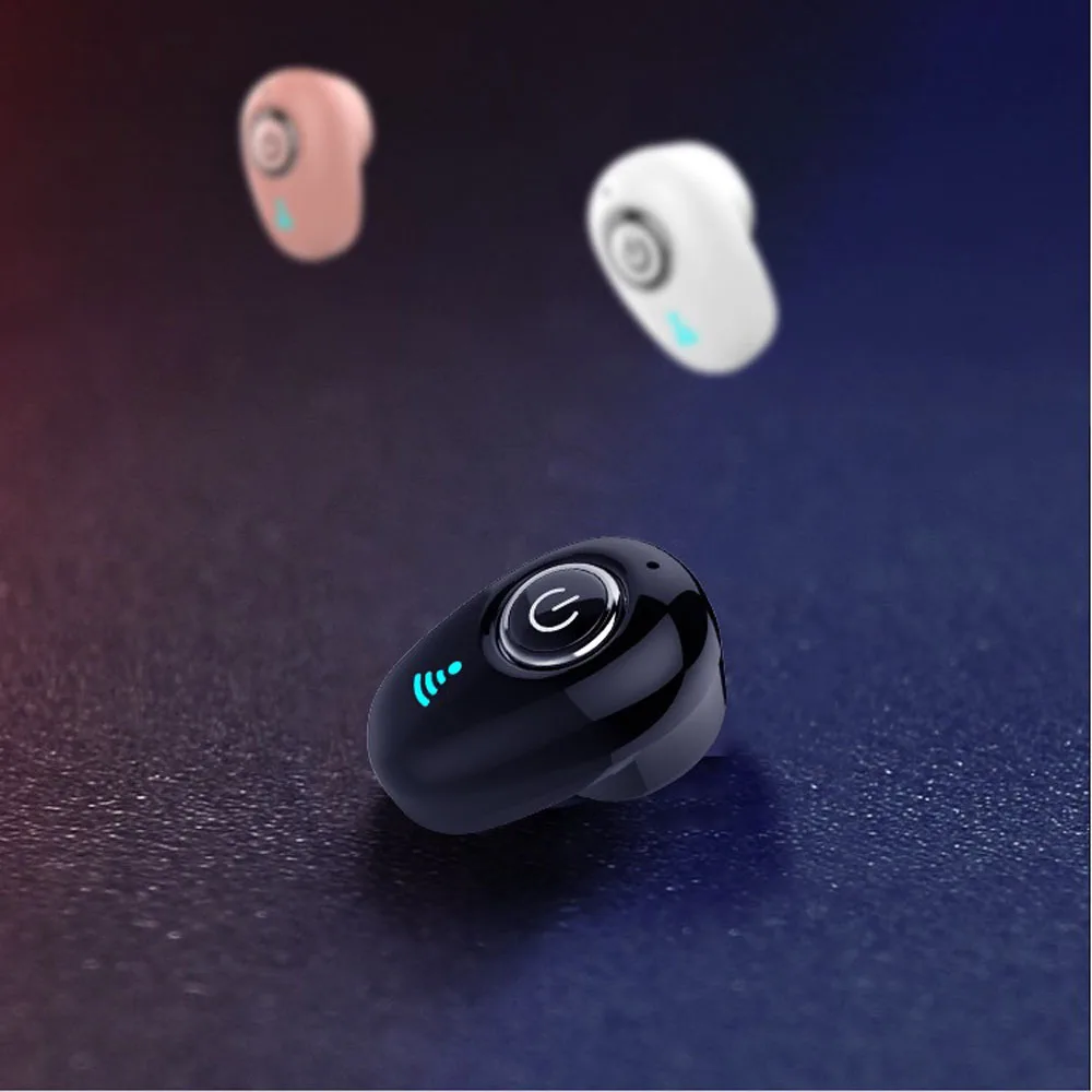 1 шт. Мини Bluetooth наушники беспроводные наушники в уши невидимые наушники гарнитура стерео с микрофоном для телефона