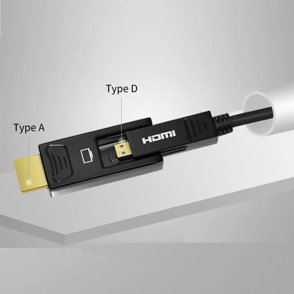 Волоконно оптический кабель Hdmi 2 0 4K @ 60Hz 4:4:4 ультра высокой Скорость 18 Гбит