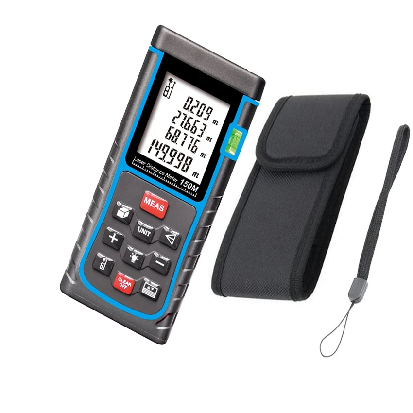 Промышленный стандартный лазерный дальномер 150 м цифровой лента прибор для