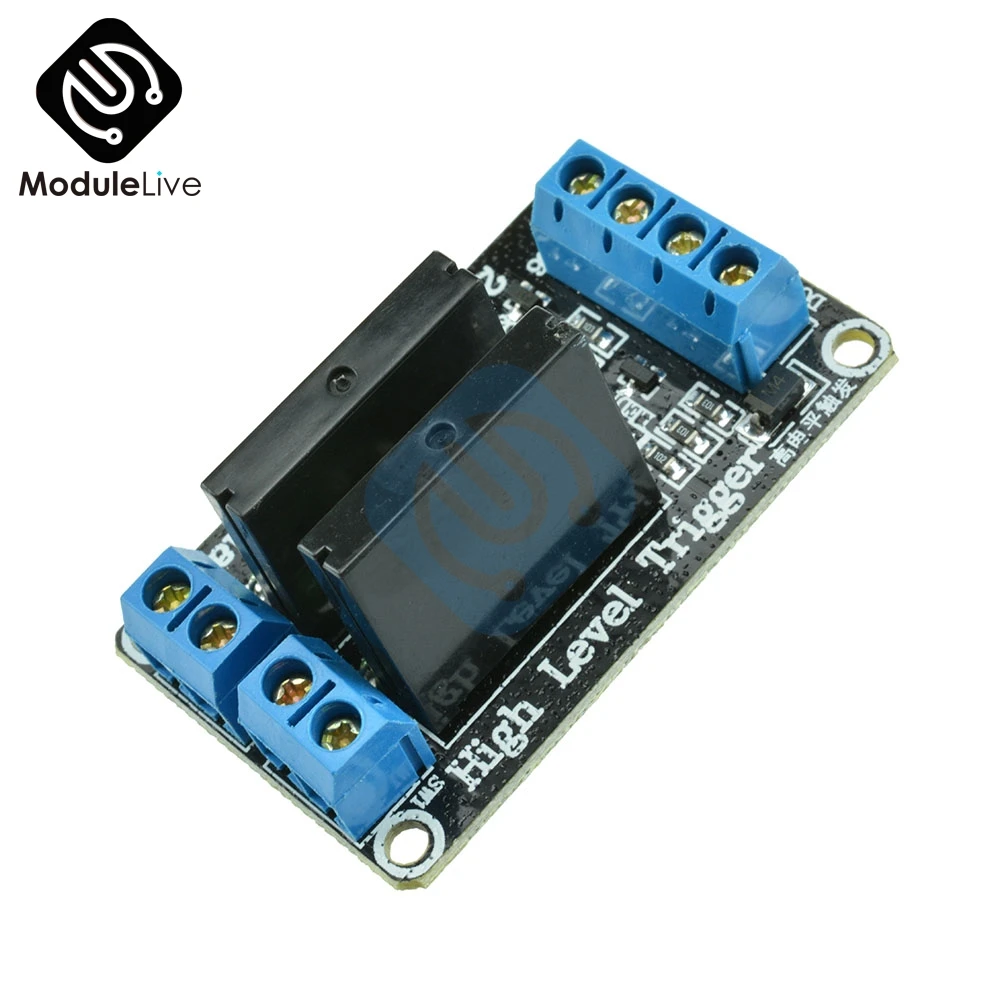 2 канальный G3MB 202P 5 В DC твердотельный релейный блок питания для интерфейсного
