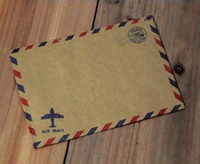 Крафт воздушная почта конверты белые свадебные коричневый бумажный конверт