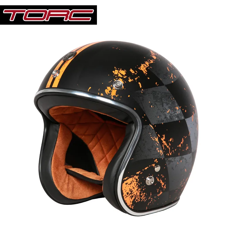 Model 8 Винтажный moto rcycle шлем TORC T50 открытый шлем DOT одобренный полушлем Ретро Мото шлем capacete moto ciclistas capacete - Цвет: Model 8