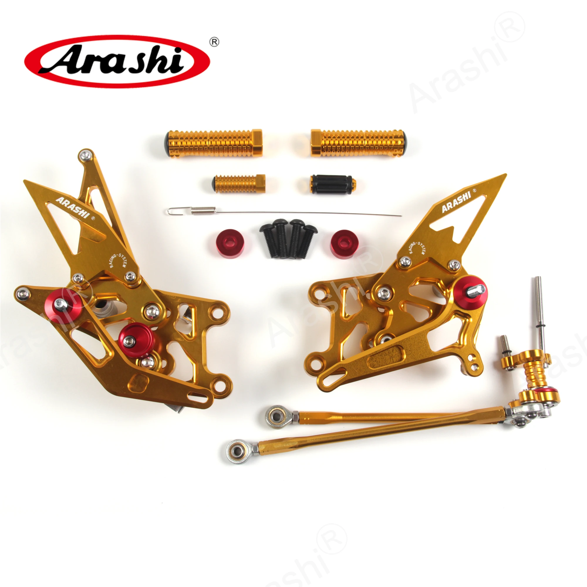 ARASHI мотоциклетные наездники подножки Rearsets для HONDA CBR600RR 2007 2008 CBR 600 CBR600 RR