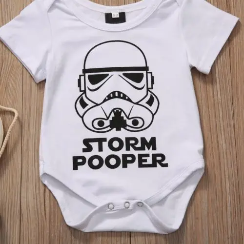 Funny Newborn Baby Boy Girl Cotton Bodysuit Jumpsuit Summer Tops Babys Fashion Short Sleeve Clothes Clothing Sets | Детская одежда и