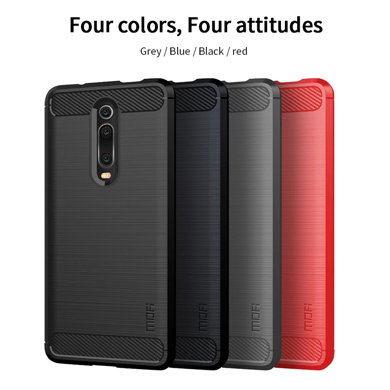 Для Xiaomi mi 9 T/mi 9 T Pro Чехол черный мягкий чехол из ТПУ чехол из углеродного волокна стиль для Xiaomi mi 9 T Pro Силиконовая задняя крышка
