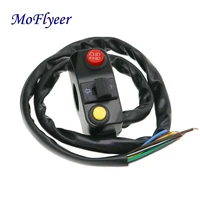 moflyeer motorcycle aluminum alloy multi function switch universal headlights horn switch onoff for 22mm handlebar atv scooter