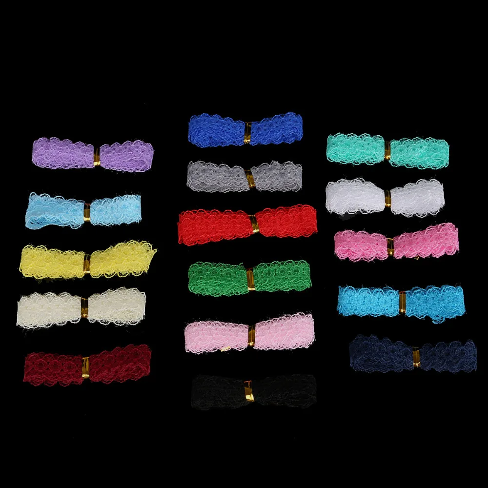 5Yard Width 15MM lace ribbon DIY decorative trim fabric for Baby Hair wedding birthday Christmas accessories sewing materia | Украшения и
