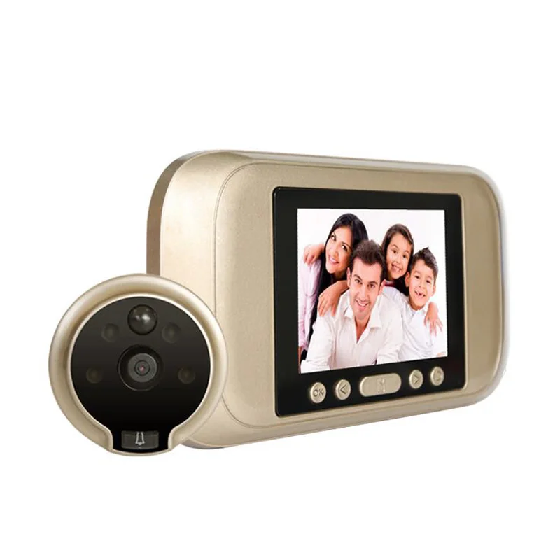 720P интеллектуальный электронный кошачий глаз HD видео дверной звонок с индукцией