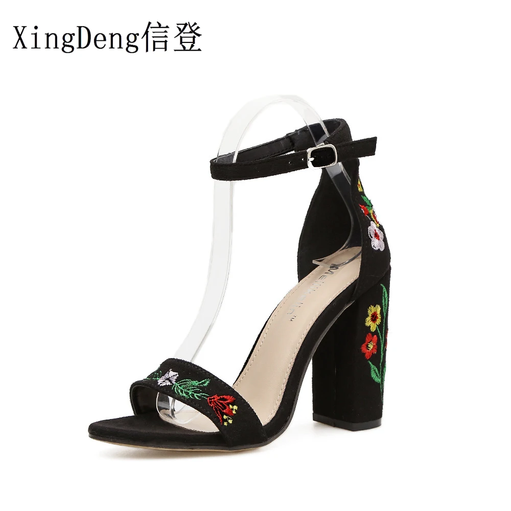XingDeng/пикантные вечерние свадебные модельные туфли с цветочным принтом и