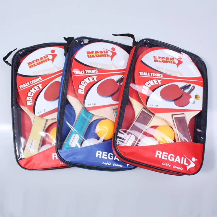 2 шт. Высококачественная сырая резина с двойным лицом тренировочная ракетка для