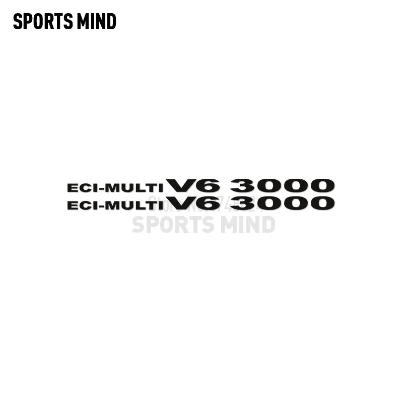 2 X ECI multi V6 3000 для Mitsubishi Pajero Shogun Montero Side MK2 V20 аксессуары автомобильные наклейки