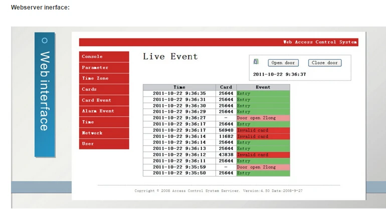 16 дверный веб браузер + программное обеспечение для ПК полный комплект IP контроль