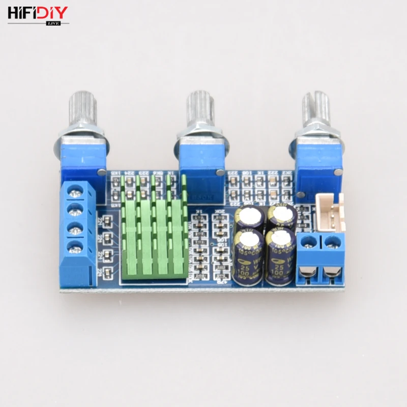 HIFIDIY LIVE A2.0-3B TPA3116 2.0 Amplifier Board Car Digital Audio 30W*2 Home TREBLE BASS adjust for Speaker | Электроника