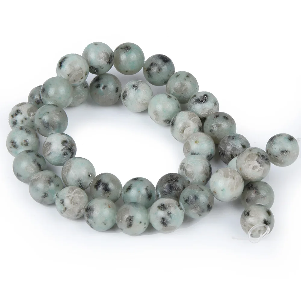 Бусины из черного родонита тяньшань 4 6 8 10 12 мм |