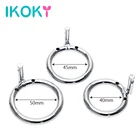 Кольцо на пенис для мужчин, 404550 мм, дополнительные запасные части, секс-игрушки для мужчин, клетка целомудрия, Эротическое, наборы для бондажа