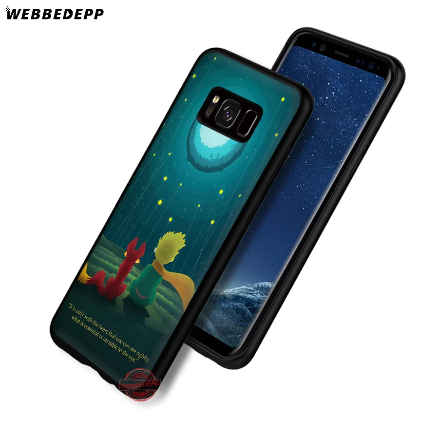 WEBBEDEPP The Little Prince Soft Case for Samsung A6 A7 A8 A9 J6 2018 S6 S7 S8 S9 S10E S20 Ultra Note 8 9 10 Lite Plus | Мобильные