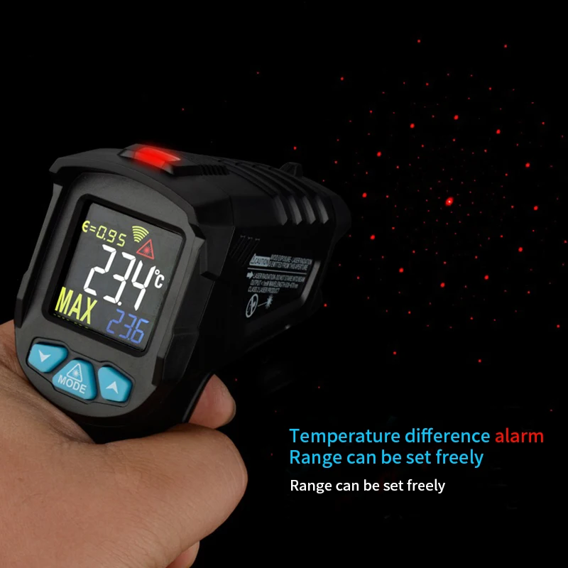 IR01 Digitale Thermometer Meter Infrarood Hygrometer Temperatuur Pyrometer | Инструменты