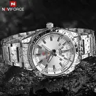 Часы мужские кварцевые с автоматической датой и ремешком из нержавеющей стали