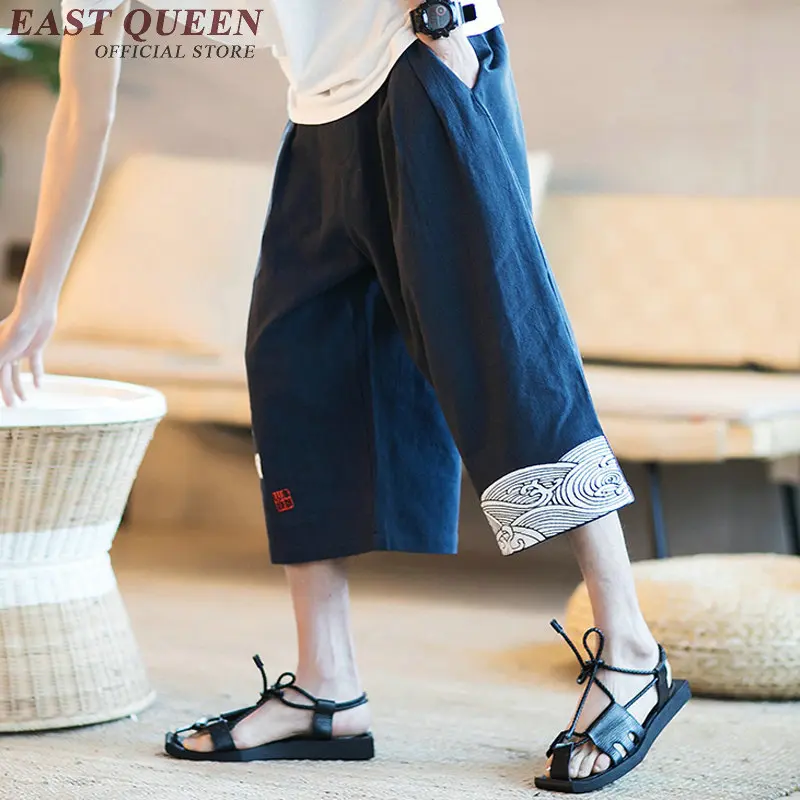 Льняные мужские брюки Китайская традиционная Мужская одежда Одежда Кунг-фу