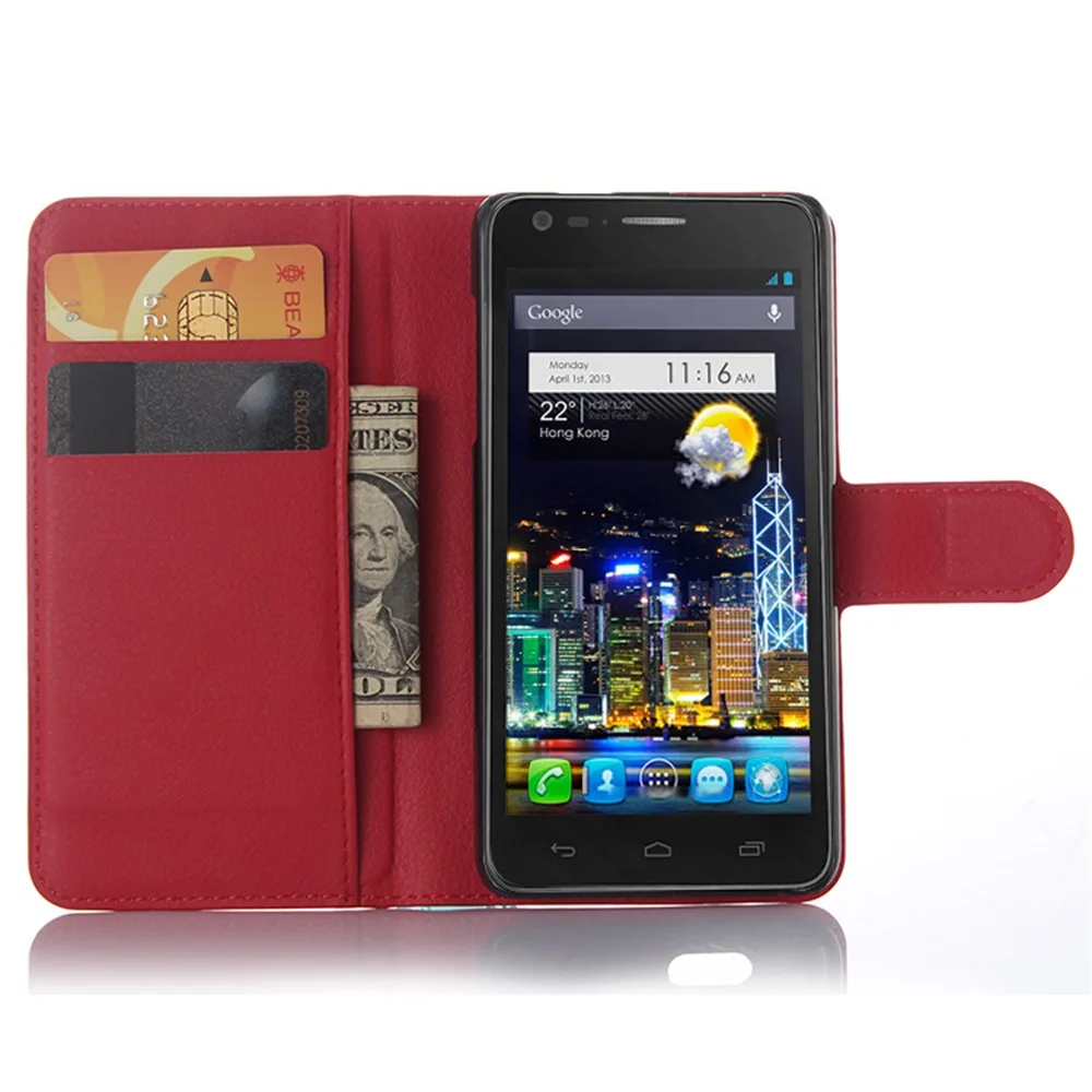 Чехол Cyboris для Alcatel One Touch Idol Ultra OT 6033 чехол-книжка из искусственной кожи со слотом