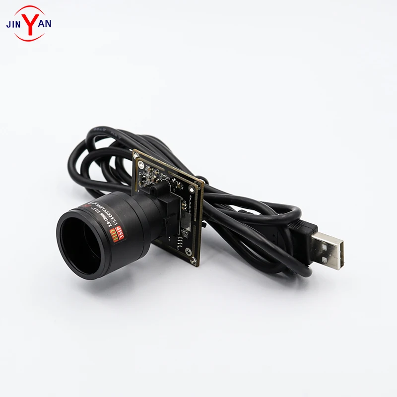 Цифровой 2 мегапиксельная HD камера видеонаблюдения с ручным зумом USB2.0 модуль веб-камеры 1920*1080P диск - Цвет: Черный